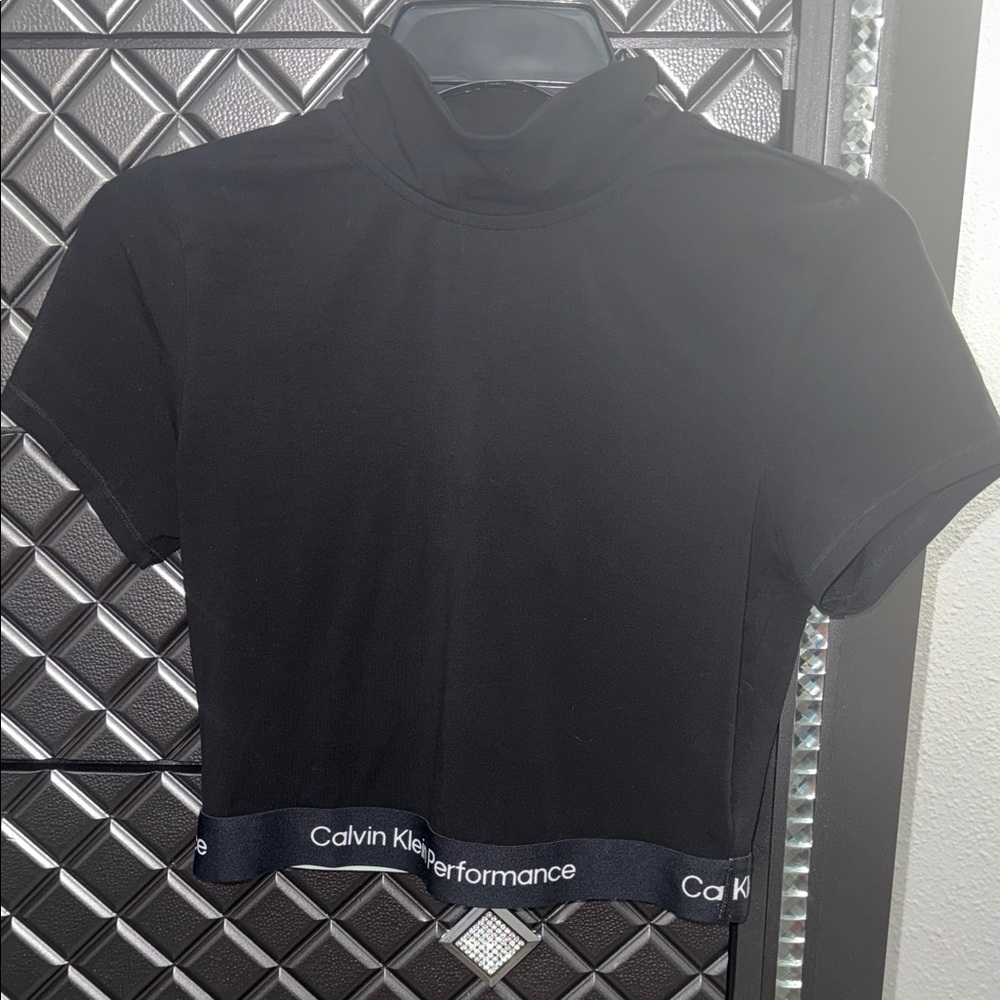 Calvin Klein Performance Black Crop Top
